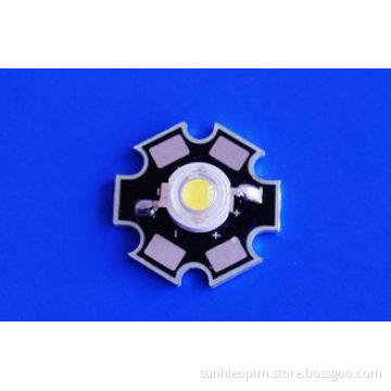 Epistar chip 1W High Power Led 140lm With Star PCB